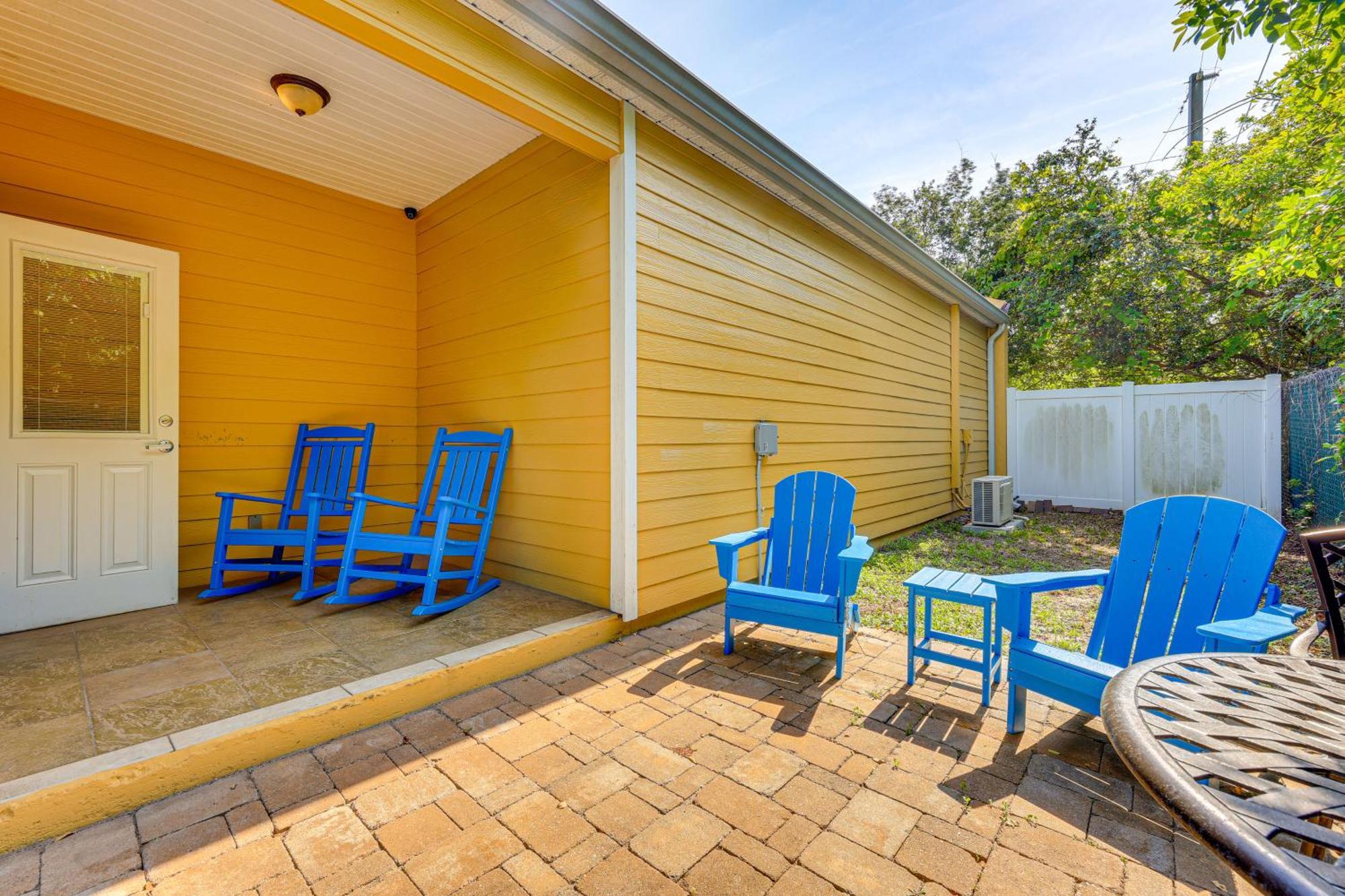 St Augustine Island Cottage - Walk To Beach Сент-Огастин Экстерьер фото